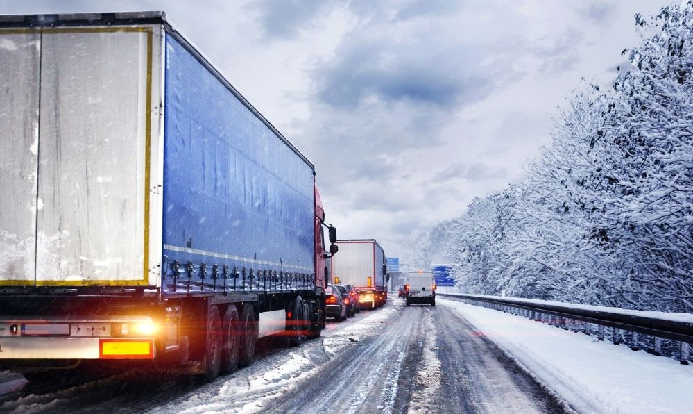 Winter weather can pose a serious challenge for truck drivers, as all it takes is one moment of not paying attention to make a costly mistake.